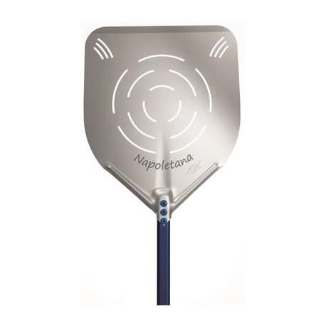 Pala Pizza Forata Rettangolare 33x33 cm Napoletana AN-32RF Gi.Metal