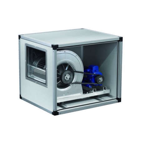 Ventilatore centrifugo cassonato a trasmissione portata aria 6000 m³/h rpm 1200 trifase dim.mm.750x900x750h