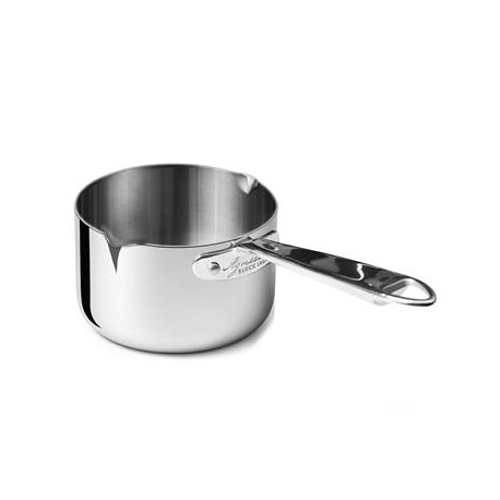Casseruola Alta 1 Manico 16 cm Alu-Inox 3-Ply Induzione ALUM105 Agnelli