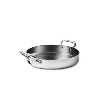 Tegame 2 Manici 28 cm Alu-Inox 3-Ply Induzione ALUM110 Agnelli