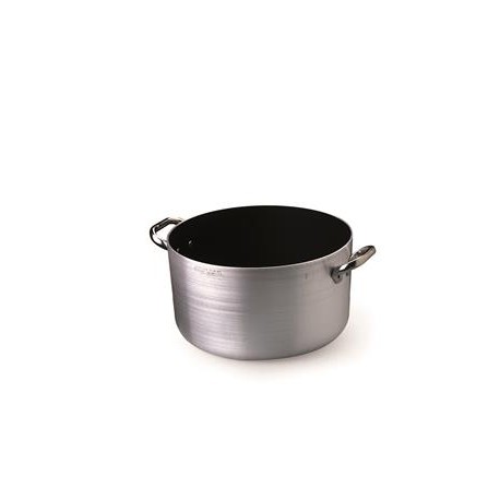 Casseruola Alta 2 Manici 24 cm Alluminio Antiaderente - 3 mm ALSA104S Agnelli