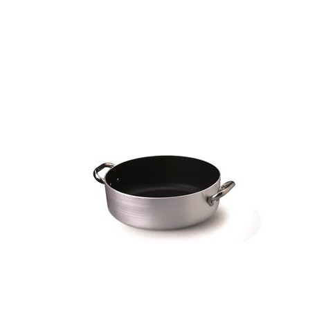 Casseruola Bassa 2 Manici 28 cm Alluminio Antiaderente - 3 mm ALSA106S Agnelli