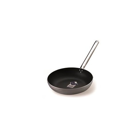 Padella Svasata Alta 1 Manico 45 cm Alluminio Antiaderente - 3 mm ALSA111BS Agnelli