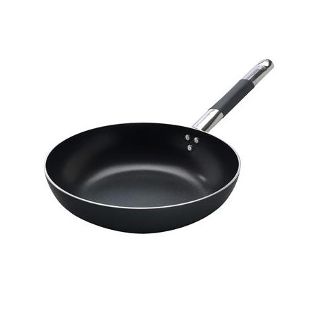 Padella Svasata Alta 1 Manico 24 cm Al Black - 3 mm ALSC111BSSPIC Agnelli