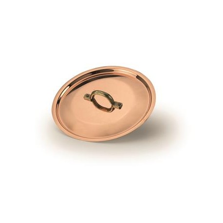 Coperchio 18 cm Rame Liscio Stagnato - 2 mm ALCU129 Agnelli