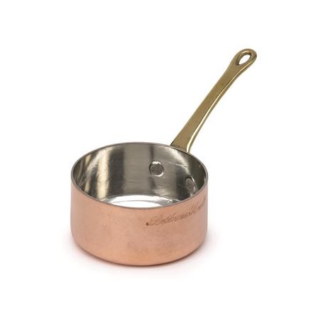 Casseruolina Servire 1 Manico 7 cm Rame Martellato Stile Francese COCU104M Agnelli