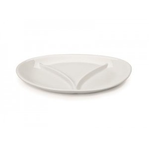 Piatto Ovale Tris 30x20 cm...