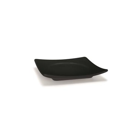 Piatto Quadro 10x10 cm Miniature Nero 1120105 Mps