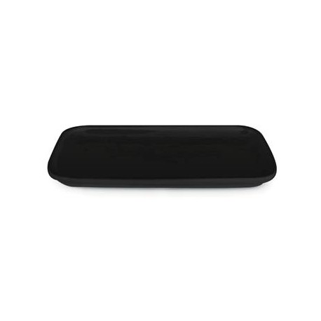 Piatto Rettangolare 23.5x12 cm Miniature Nero 1121245 Mps