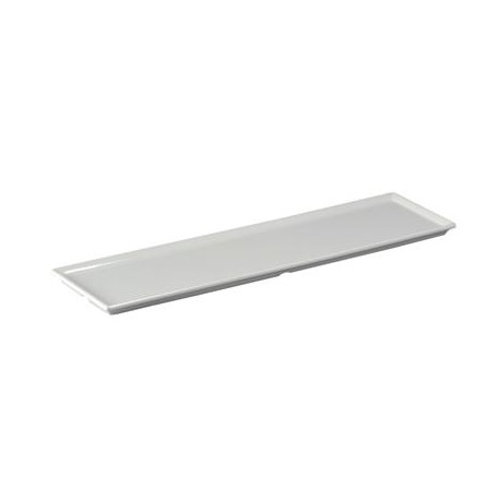Piatto Rettangolare 56x16 cm Bianco Melamina White HP9025M