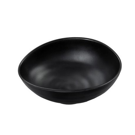 Coppa Ovale 24 cm Nero Melamina Black W1409