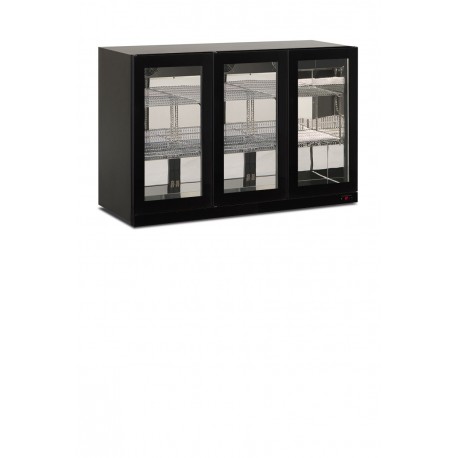 Frigo bevande pensile ventilato Sub zero lamiera verniciata luci led Lt 254 temp.-2°C/+10°C dim.mm.1350x513x852h