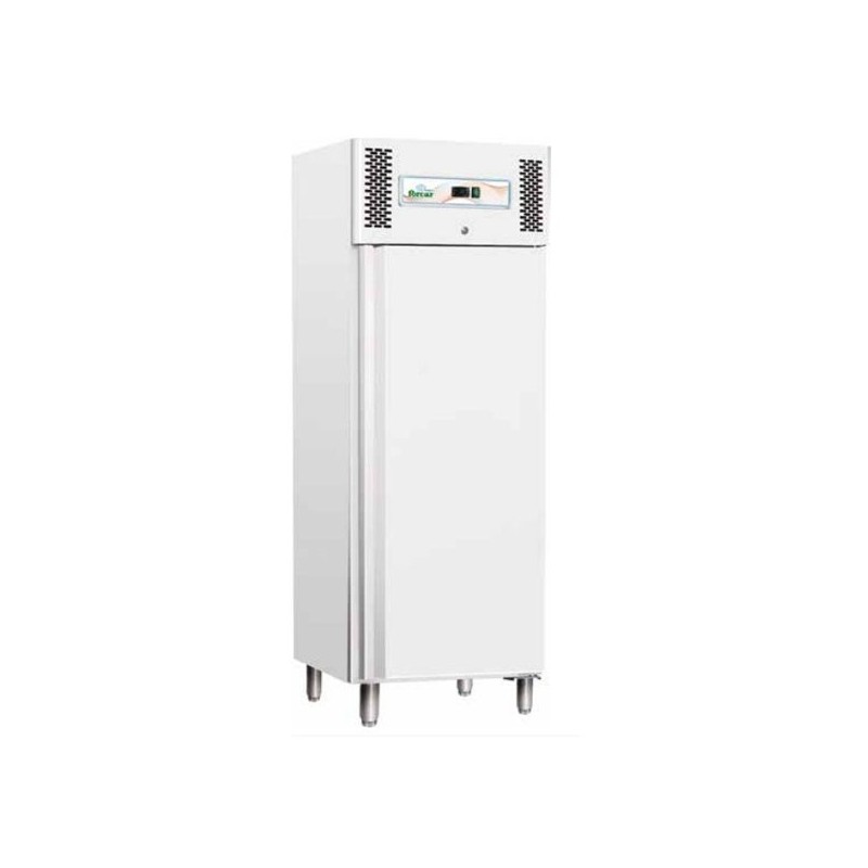 Armadio frigo refrigerato 600 Lt. TN Temp. Pos. +2°/+8°C. In lamiera verniciata bianca GN 2/1
