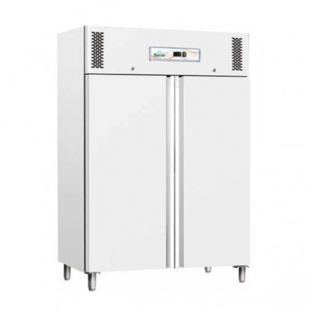 Armadio frigo refrigerato 1104 Lt. TN Temperatura Positiva +2°/+8°C. Realizzato lamiera verniciata bianca professionale Vetrina