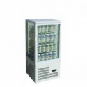 Armadio frigo Vetrina 4 lati refrigerato ventilata. H.cm. 930 &#8211; vers. da banco