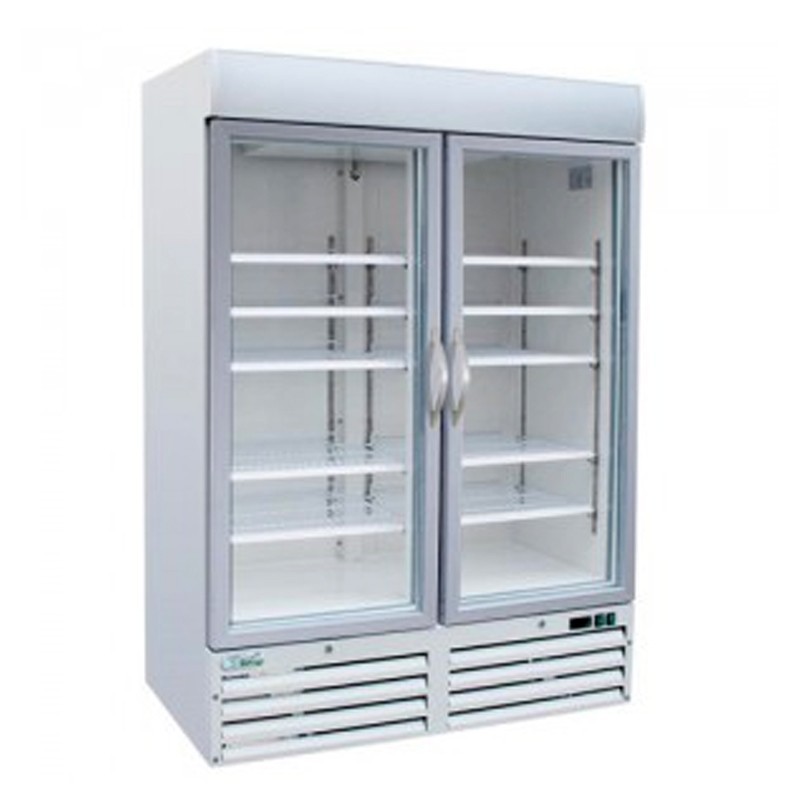 Armadio congelatore con doppia porta a vetro &#8211; 1400 Lt.  •  Temp. -18°/-22°C. Pasticceria