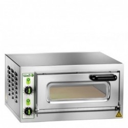 Forno pizza pizzeria elettrico camera singola cm. 40x40x11h.  –  2,2 Kw.