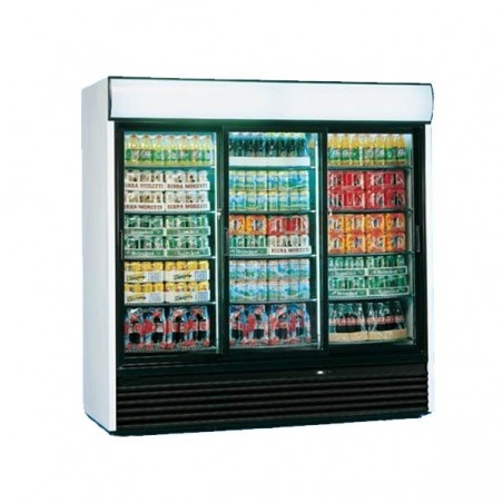 Armadio refrigerato per bibite - Lt. 2.040 - a 3 porte - Temp. +3°C