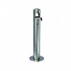 Posacenere a colonna inox satinato