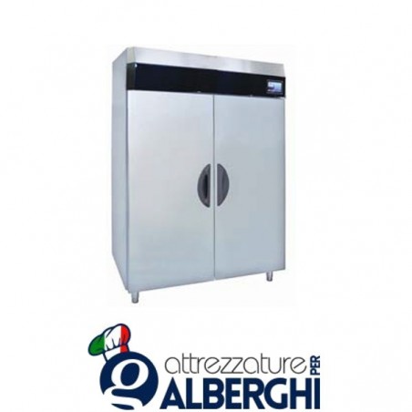 Armadio refrigerato frigo acciaio inox 1400 Lt. TN Serie MACCHEF -2°/+8°C Digitale touch professionale Vetrina