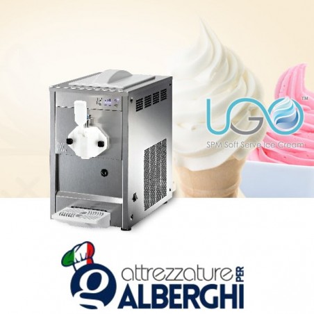 Erogatore di gelato soft serve creme fredde  U-Go a Pompa 7+2.3 lt professionale