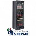 Vetrina refrigerata &#8211; Cantina vino free standing capacità 65 bottiglie, temperatura +7+18°C, Dimensioni 595x640x1840h mm