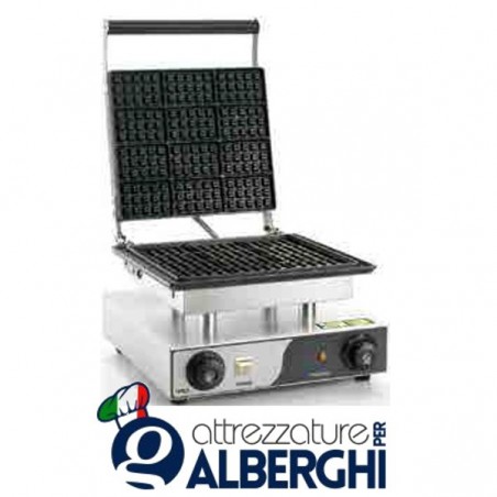Macchina Waffle machine 1500 W 275x245 mm professionale