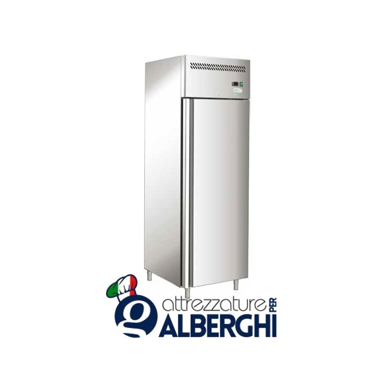 Armadio refrigerato congelatore ventilato in acciaio inox Temp. -18/-22°C Dimensioni 740x830x2010 mm