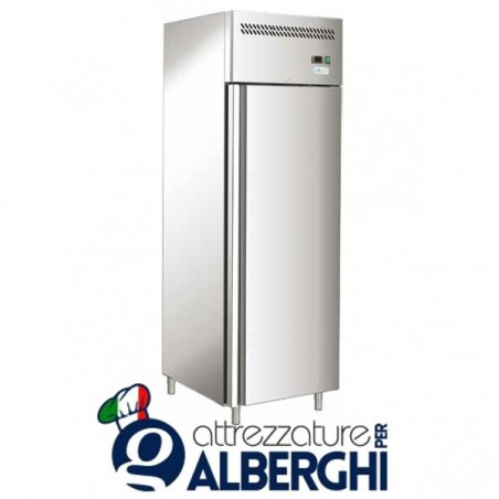 Armadio refrigerato congelatore ventilato in acciaio inox Temp. -18/-22°C Dimensioni 740x830x2010 mm