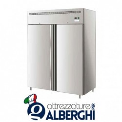 Armadio refrigerato congelatore ventilato in acciaio inox Temp. -18/-22°C Dimensioni 1480x830x2010 mm