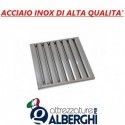 Filtro a labirinto acciaio inox per cappa &#8211; Dim. mm 500x400x25