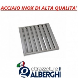 Filtro a labirinto acciaio inox per cappa &#8211; Dim. mm 500x500x25