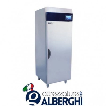 Armadio refrigerato congelatore inox 90 Lt TN Serie MACCHEF -15°/-18°C Digit. Touch pasticceria/gelateria professionale Vetrina