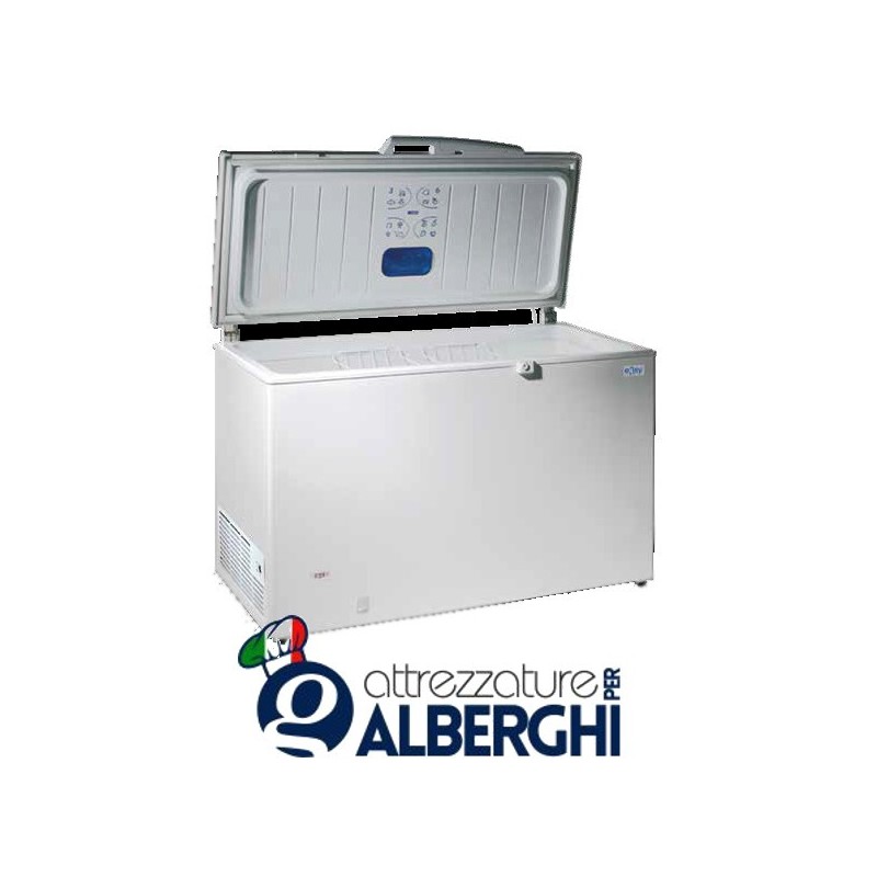 Congelatore conservatore orizzontale -18/-25°C coperchio cieco dimensione 891 x 695 x 860 mm