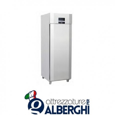 Armadio refrigerato frigo in acciaio inox 600 Lt temp. +2/+8°C CR7 professionale Vetrina