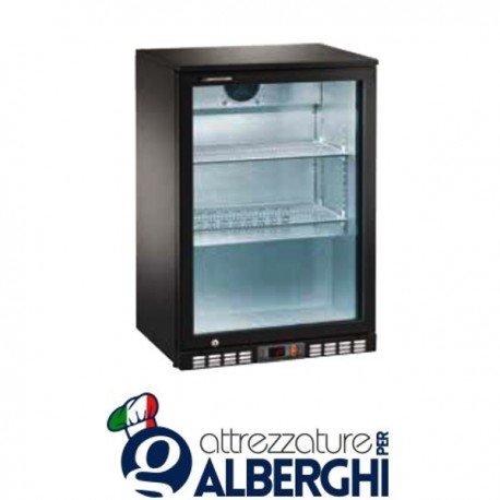 Armadio Refrigerato Espositore per Bibite 180W 138Lt. Temp. +2°/+8°C Dim.cm 60x52x90h Professionale